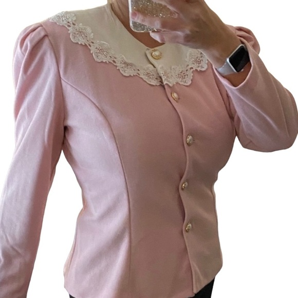 80s 90s Jessica Howard Top Size Large - Picture 1 of 13